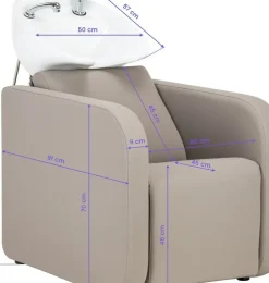Gabbiano Electric Sylvia Wash Station Beige