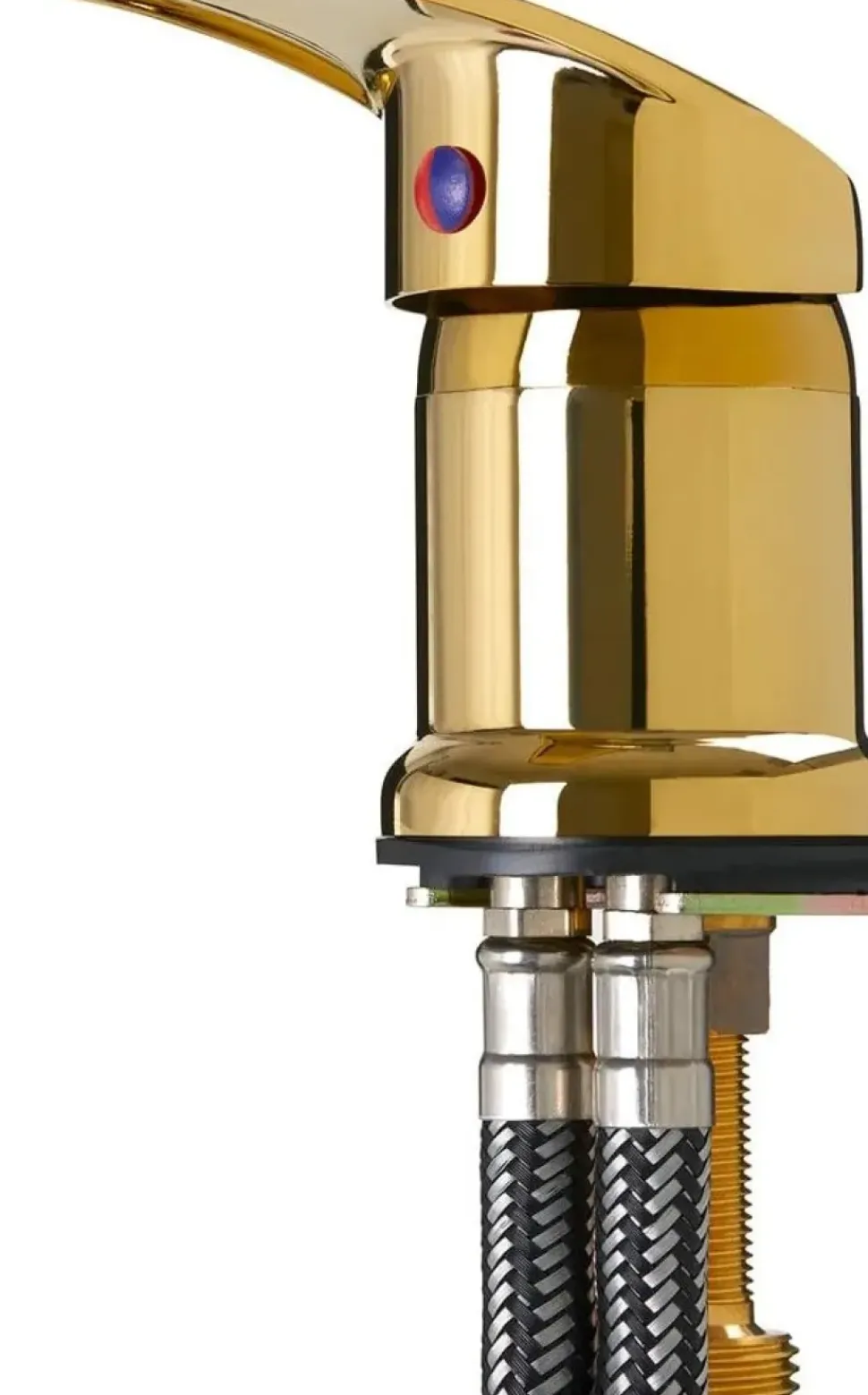 Gabbiano Faucet Hairdressing Wash Unit - Gold
