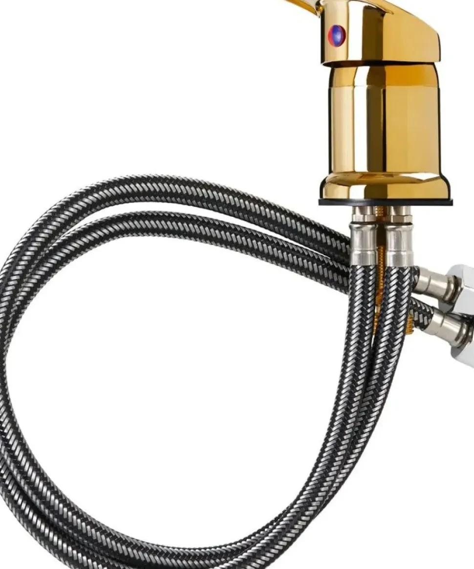 Gabbiano Faucet Hairdressing Wash Unit - Gold