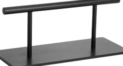 Gabbiano Footrest Black Straight