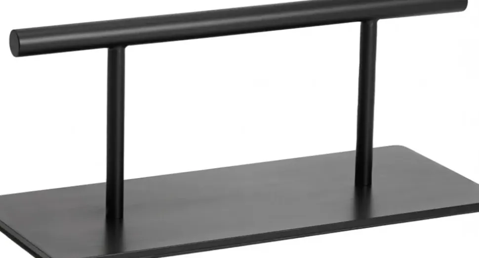 Gabbiano Footrest Black Straight