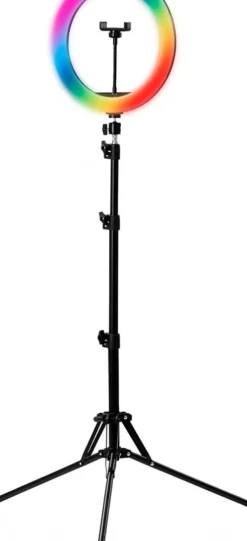 Gabbiano GLOW Ring Light Ø33 Cm RGB Bsc With Tripod 10W