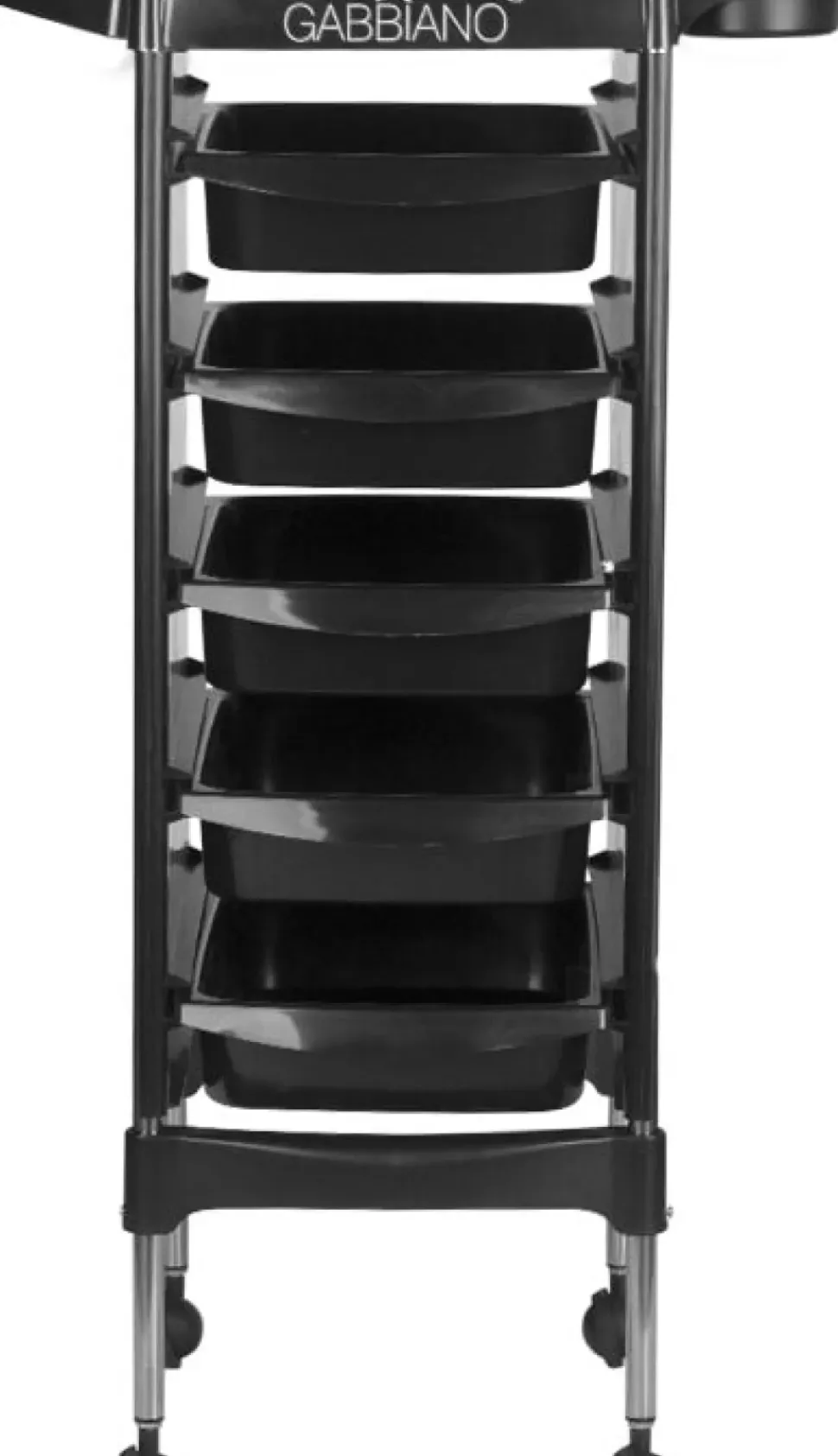 Gabbiano Hairdresser Trolley Black FX