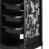 Gabbiano Hairdresser Trolley Black Graphics