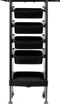 Gabbiano Hairdresser Trolley Black Graphics