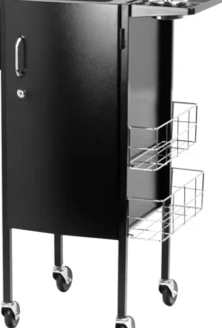 Gabbiano Hairdresser Trolley Deluxe 500 Black