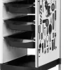 Gabbiano Hairdresser Trolley White Graphics
