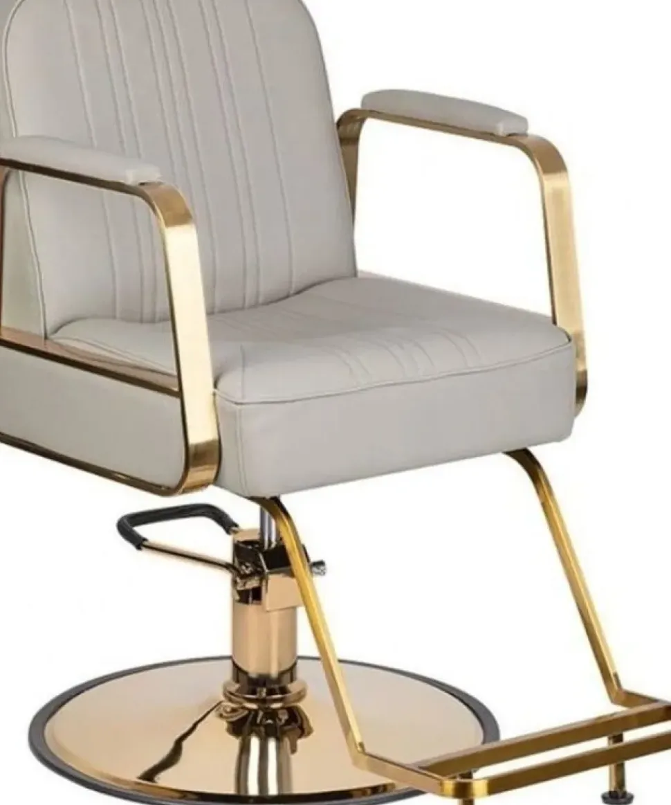 Gabbiano Hairdressing Chair Acri Gold - Beige