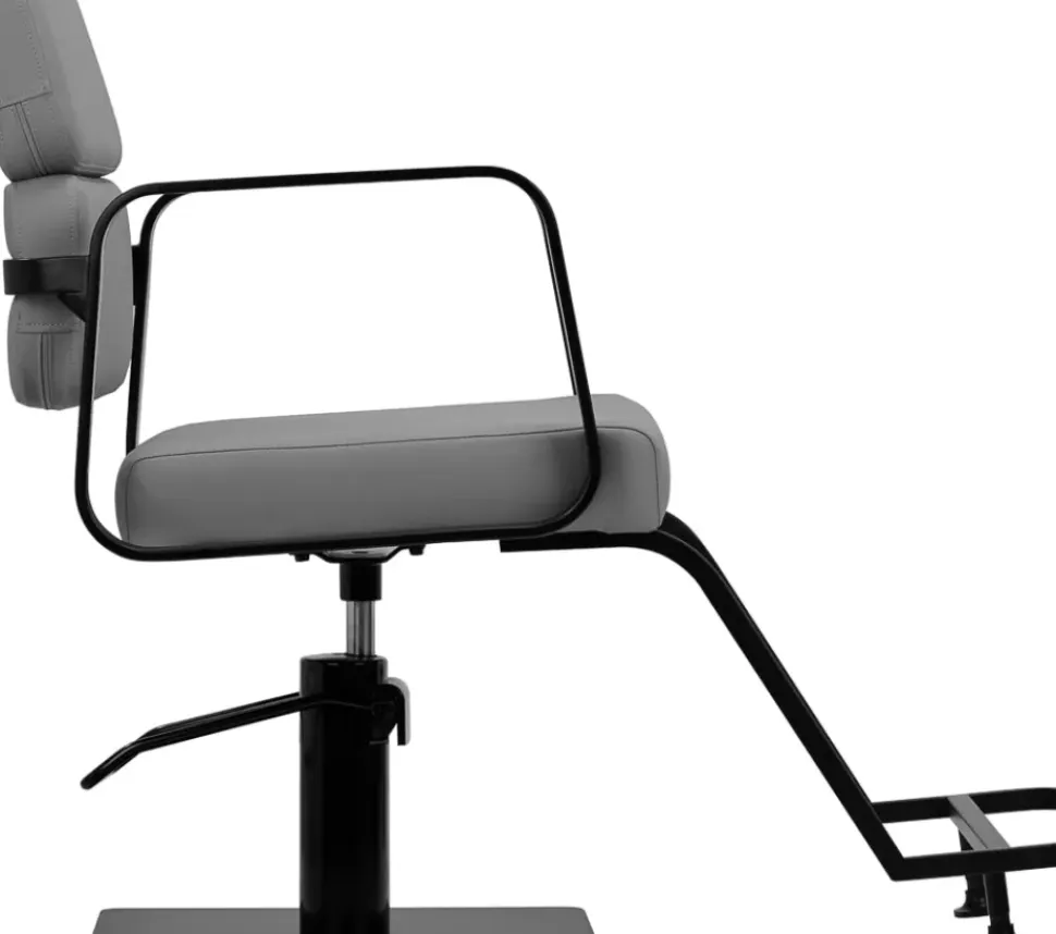 Gabbiano Hairdressing Chair Black Gray