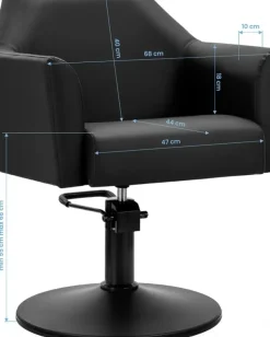 Gabbiano Hairdressing Chair Davos Black