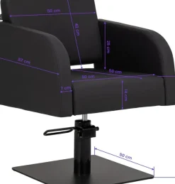 Gabbiano Hairdressing Chair Elda Black