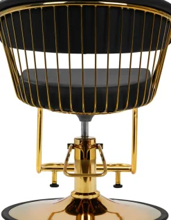 Gabbiano Hairdressing Chair Lile Gold Black