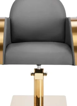 Gabbiano Hairdressing Chair Malaga Gold Grey