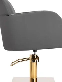 Gabbiano Hairdressing Chair Malaga Gold Grey