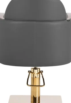 Gabbiano Hairdressing Chair Malaga Gold Grey