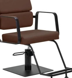 Gabbiano Hairdressing Chair Porto Black Chocolate