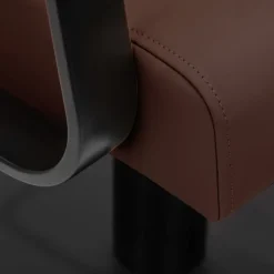 Gabbiano Hairdressing Chair Porto Black Chocolate