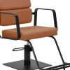 Gabbiano Hairdressing Chair Porto Black Orange