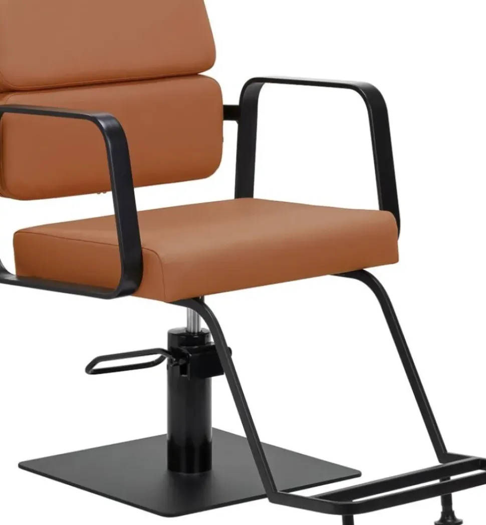 Gabbiano Hairdressing Chair Porto Black Orange