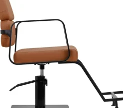 Gabbiano Hairdressing Chair Porto Black Orange