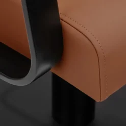Gabbiano Hairdressing Chair Porto Black Orange