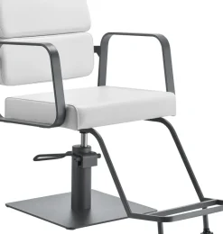 Gabbiano Hairdressing Chair Porto Gray White