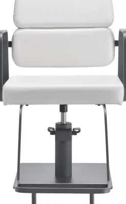 Gabbiano Hairdressing Chair Porto Gray White