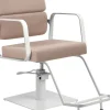 Gabbiano Hairdressing Chair Porto White Beige
