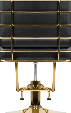 Gabbiano Hairdressing Chair Prato Gold Black