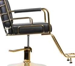 Gabbiano Hairdressing Chair Prato Gold Black