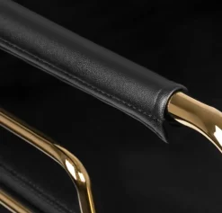 Gabbiano Hairdressing Chair Prato Gold Black