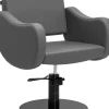 Gabbiano Hairdressing Chair Sewilla Gray Black Base