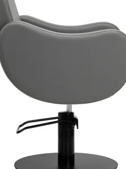 Gabbiano Hairdressing Chair Sewilla Gray Black Base