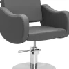 Gabbiano Hairdressing Chair Sewilla Gray Inox Base