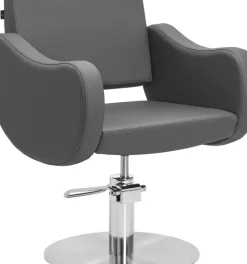 Gabbiano Hairdressing Chair Sewilla Gray Inox Base
