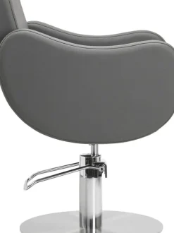 Gabbiano Hairdressing Chair Sewilla Gray Inox Base
