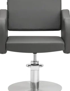 Gabbiano Hairdressing Chair Sewilla Gray Inox Base