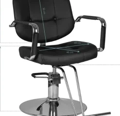 Gabbiano Hairdressing Chair Vigo - Black