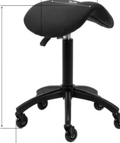Gabbiano Hairdressing Stool D032 Black