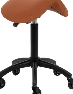 Gabbiano Hairdressing Stool D032 Brown