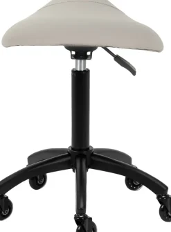 Gabbiano Hairdressing Stool D032 Grey Beige