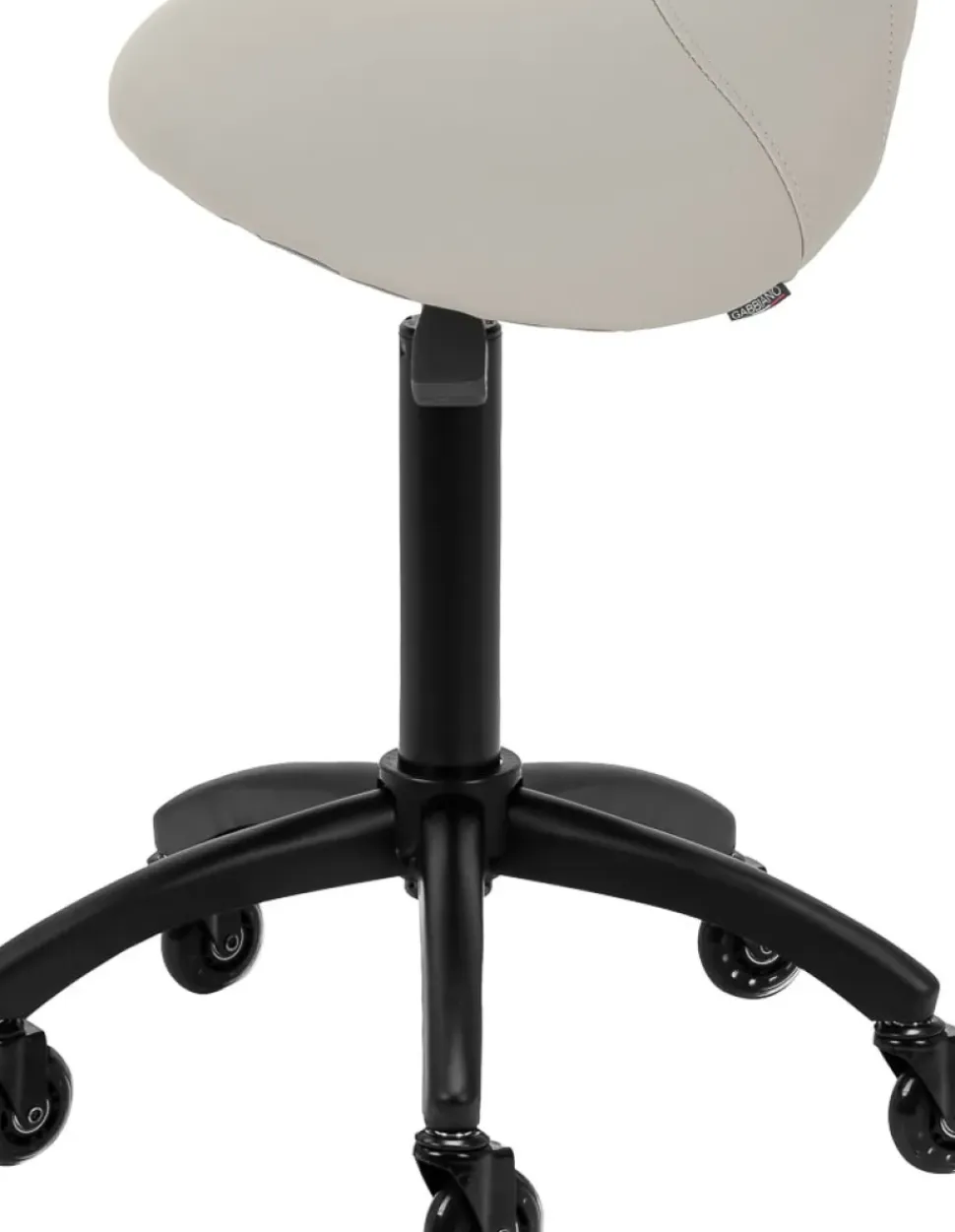 Gabbiano Hairdressing Stool D032 Grey Beige