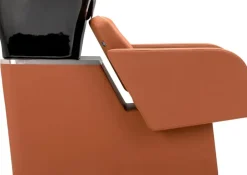 Gabbiano Hairdressing Wash Unit Elda - Brown