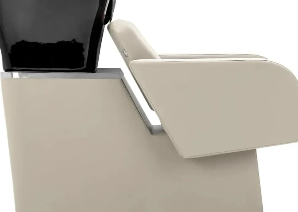 Gabbiano Hairdressing Wash Unit Elda Gray And Beige