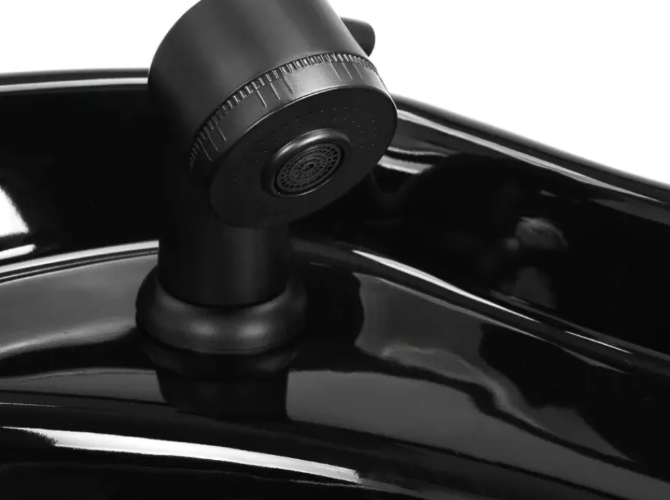 Gabbiano Hairdressing Wash Unit Mataro - Black