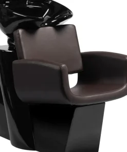 Gabbiano Hairdressing Wash Unit Mataro - Brown