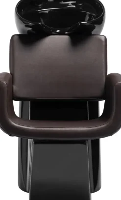 Gabbiano Hairdressing Wash Unit Mataro - Brown