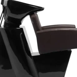 Gabbiano Hairdressing Wash Unit Mataro - Brown