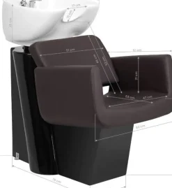 Gabbiano Helsinki Wash Unit Brown