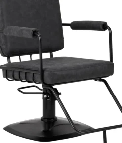 Gabbiano Katania Loft Old Leather Chair Black
